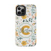 Personalized Floral Tough Phone Case - Custom Name Design - PC007
