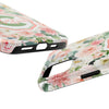 Personalized Floral Phone Case - Custom Tough Case with Name - PC025