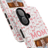 Personalized Mom Photo Collage Phone Case - Bow Design -PC015