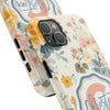 Personalized Floral Tough Phone Case - Customized with Name | Durable Protection - PC013
