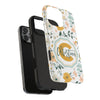 Personalized Floral Tough Phone Case - Custom Name Design - PC007