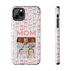 Personalized Mom Photo Collage Phone Case - Bow Design -PC015