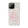 Personalized Floral Tough Phone Case - Custom Name Design - PC030