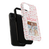 Personalized Mom Photo Collage Phone Case - Bow Design -PC015