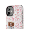 Custom Tough Phone Case - Best Mom Ever with Pink Bows - PC016