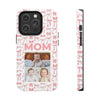 Personalized Mom Photo Collage Phone Case - Bow Design -PC015
