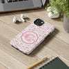 Personalized Tough Phone Case with Pink Bow Design - PC017