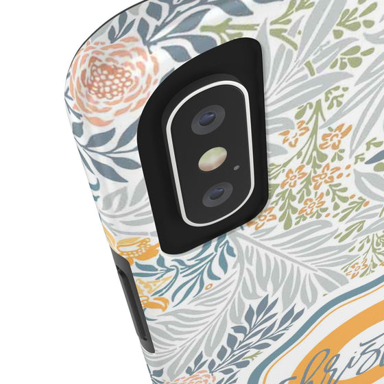 Custom Monogram Phone Cases With Floral Design - PC003