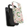 Personalized Floral Phone Case - Custom Tough Case with Name - PC025
