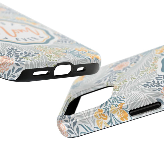 Floral Tough Phone Case for Best Mom Ever - PC004