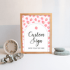 Editable Berry First Birthday Custom Sign Strawberry BF03