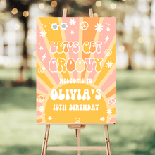  Editable Groovy Welcome Sign G116