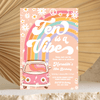 Editable Ten Is A Vibe Birthday Invitation G210