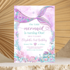 Editable Our Little Mermaid Birthday Invitation M402