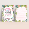 Editable Safari Birthday Invitation S205