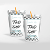 Editable Two Fast Birthday Juice Label R101