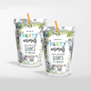 Editable Party Animals Birthday Juice Label S105