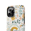 Personalized Floral Tough Phone Case - Custom Name Design - PC007