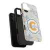 Custom Monogram Phone Cases With Floral Design - PC003
