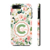 Personalized Floral Phone Case - Custom Tough Case with Name - PC025
