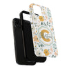 Personalized Floral Tough Phone Case - Custom Name Design - PC007