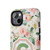 Personalized Floral Phone Case - Custom Tough Case with Name - PC025