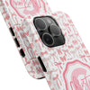Personalized Tough Phone Case with Pink Bow Design - PC017
