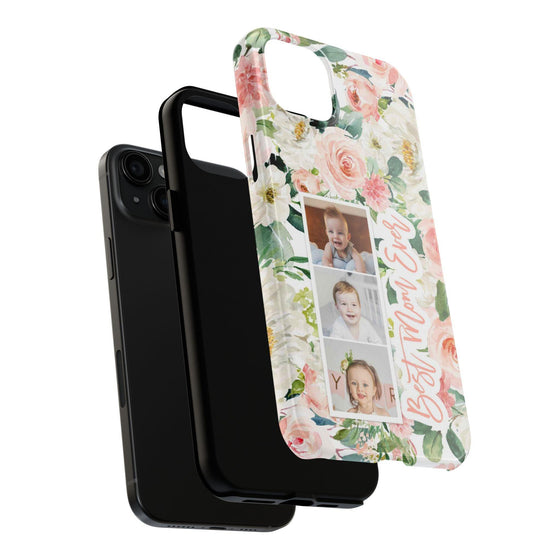 Custom Floral Tough Phone Case - Best Mom Ever - PC024