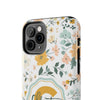 Personalized Floral Tough Phone Case - Custom Name Design - PC007