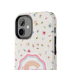 Personalized Floral Tough Phone Case - Custom Name Design - PC030