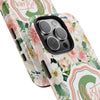 Personalized Floral Phone Case - Custom Tough Case with Name - PC025