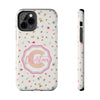 Personalized Floral Tough Phone Case - Custom Name Design - PC030