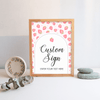 Editable Berry First Birthday Custom Sign Strawberry BF01
