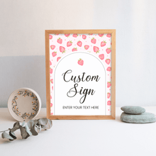  Editable Berry First Birthday Custom Sign Strawberry BF01