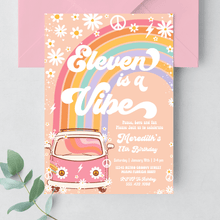  Editable Eleven Is A Vibe Birthday Invitation G211