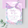 Editable Under the Sea Birthday Invitation M403