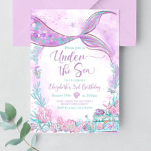  Editable Under the Sea Birthday Invitation M403