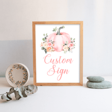  Editable Our Little Pumpkin Custom Sign PB102