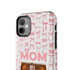 Personalized Mom Photo Collage Phone Case - Bow Design -PC015