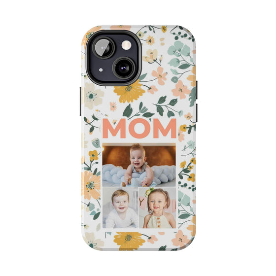 Customized Floral Photo Tough Phone Case for Mom - PC009