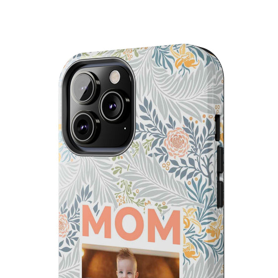 Custom Photo Collage iPhone Case for Mom - Floral Design - PC001