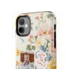 Personalized Floral Tough Phone Case - Best Mom Ever - PC012