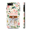 Floral Mom Phone Case with Custom Photo Slots - Perfect Gift for Mother's Day - PC023