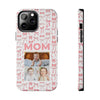 Personalized Mom Photo Collage Phone Case - Bow Design -PC015