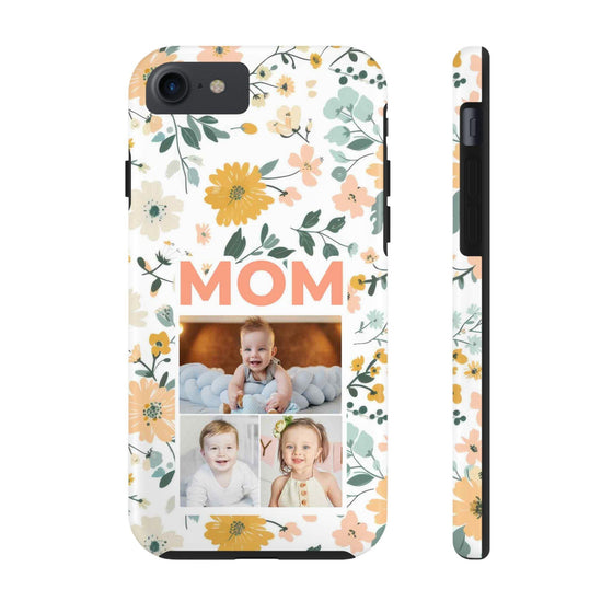 Customized Floral Photo Tough Phone Case for Mom - PC009