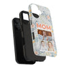 Custom Photo Collage iPhone Case for Mom - Floral Design - PC001
