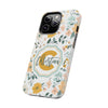 Personalized Floral Tough Phone Case - Custom Name Design - PC007
