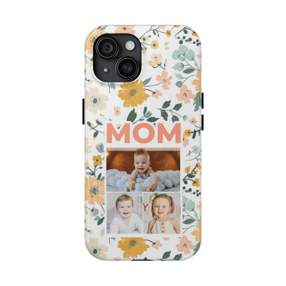 Customized Floral Photo Tough Phone Case for Mom - PC009