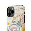 Personalized Floral Tough Phone Case - Customized with Name | Durable Protection - PC013