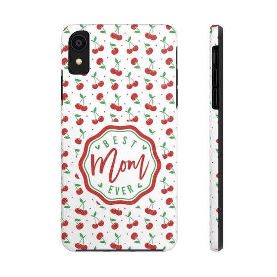Best Mom Ever Cherry Pattern Tough Phone Case - PC022